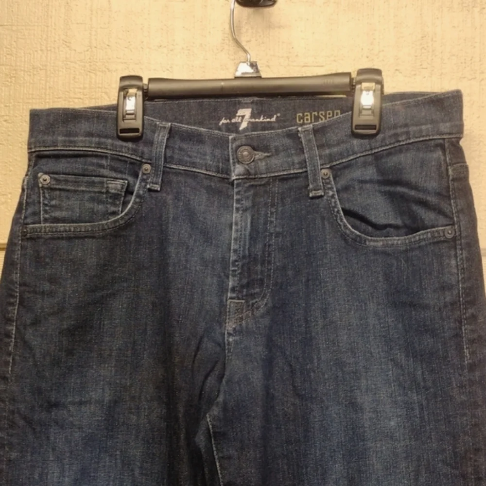 31/32.5 inseam 7FAM Carsen Jeans
